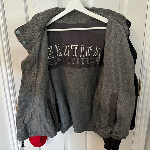 NAUTICA fleece coat. Blue and Red - Picture 3 of 3